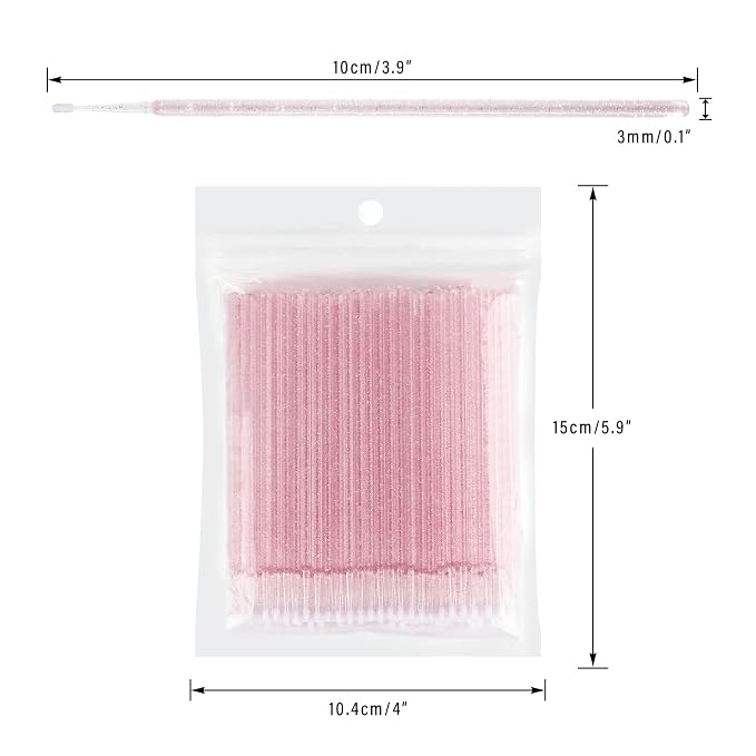 G2PLUS 500PCS Disposable Micro Applicators Brush - Image 2