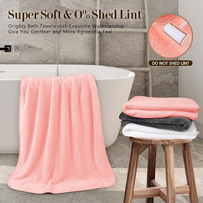 Orighty Microfiber Bath Towels Pack of 2 - Image 2