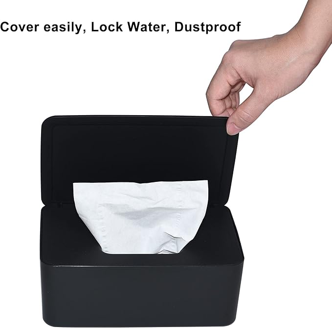 Diaper Wipes Dispenser, Tissue Storage Box Case, Wet Wipe Dispenser Holder - Image 3