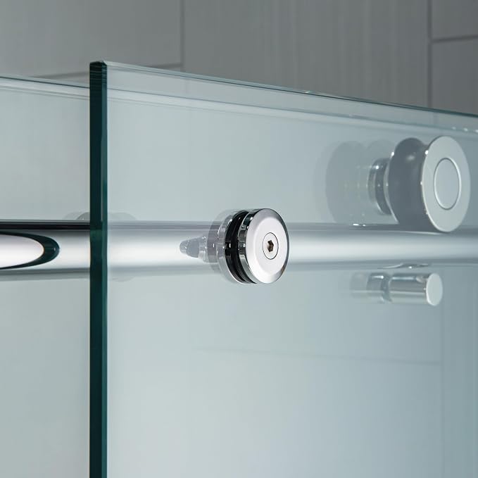 WOODBRIDGE MBSDC6062-C Frameless Sliding Glass Tub Door | 56"-60"W x 62"H | - Image 12