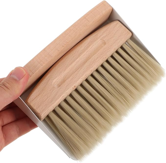 Housoutil Kids Window Cleaner Stainless Steel Cleaner Mini Dustpan and Brush - Image 9