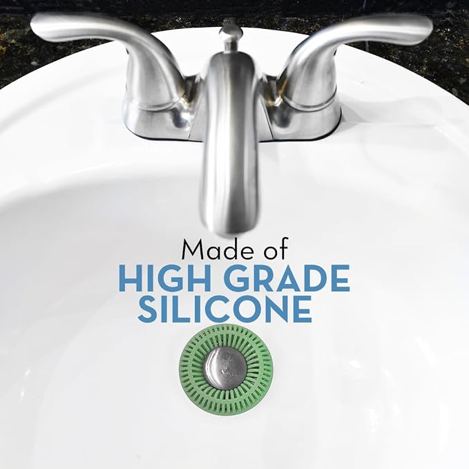 Bathroom Sink Hair Catcher for Pop-Up Drain – SinkRing 1.57" Precision Strainer - Image 4