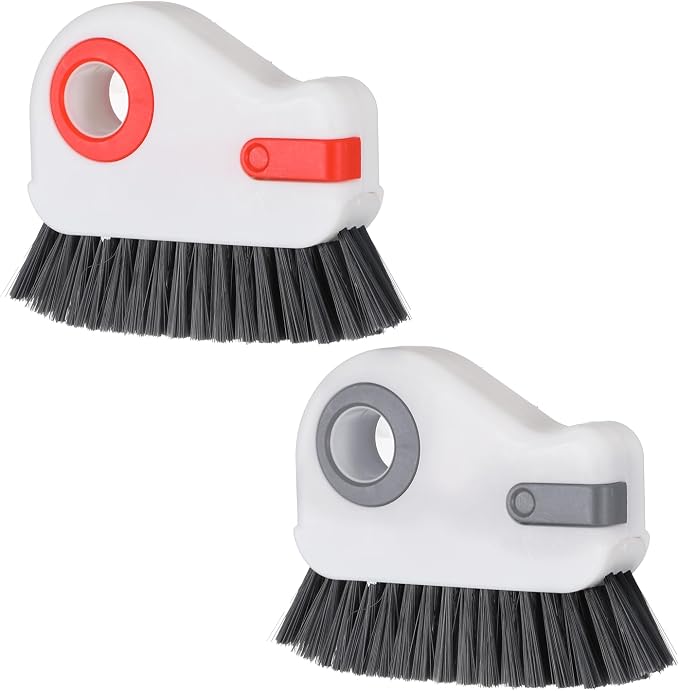 2 PCS Groove Cleaning Brush 2 in 1 Window Track Cleaning Tool Crevice Cleanings by Unknown