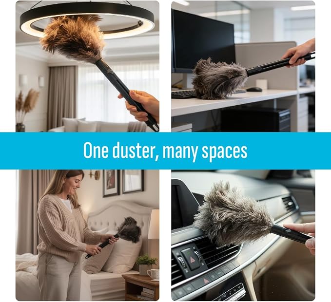 Retractable Feather Duster 8-14 in Adjustable - Image 6