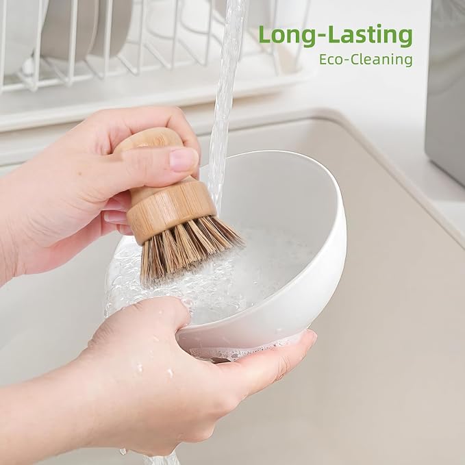 6 Pcs Bamboo Wok Brush - Image 6