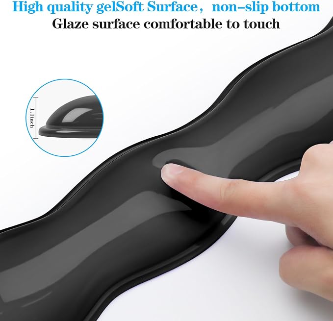 Gel Wrist Rest for Keyboard and Mouse, Wrist Rest for Keyboard, Mouse Wrist - Image 5