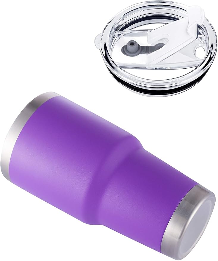 D·S 30oz Purple Tumbler Stainless Steel Double Wall Vacuum Insulated Mug - Image 7