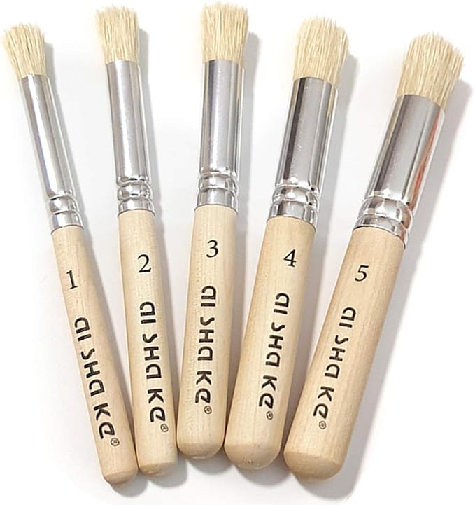 Auhoahsil Stencil Brushes Set, Stencil Projects, Card Making, Crafts and by Auhoahsil