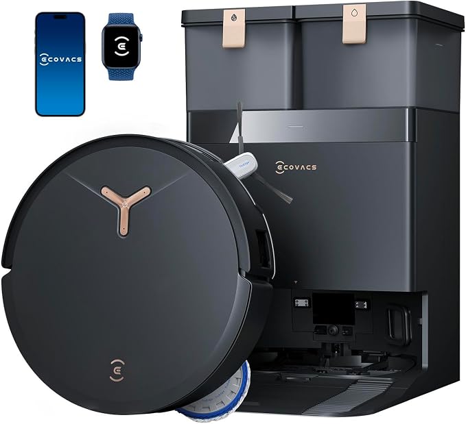 ECOVACS DEEBOT T50 MAX PRO Omni Robot Vacuum and Mop, 500Pa Blast Suction by ECOVACS
