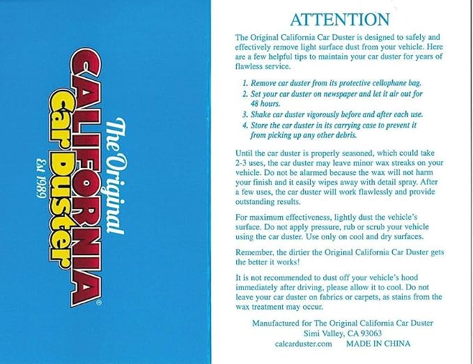 The Original California Car Duster Detailing Kit - Image 9
