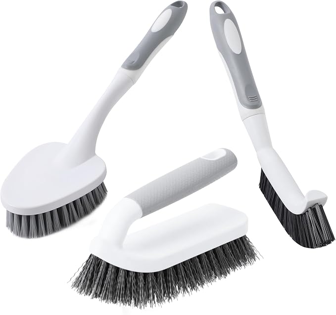 3 Pcs Scrub Brush, Scrub Brushes by CLEANHOME
