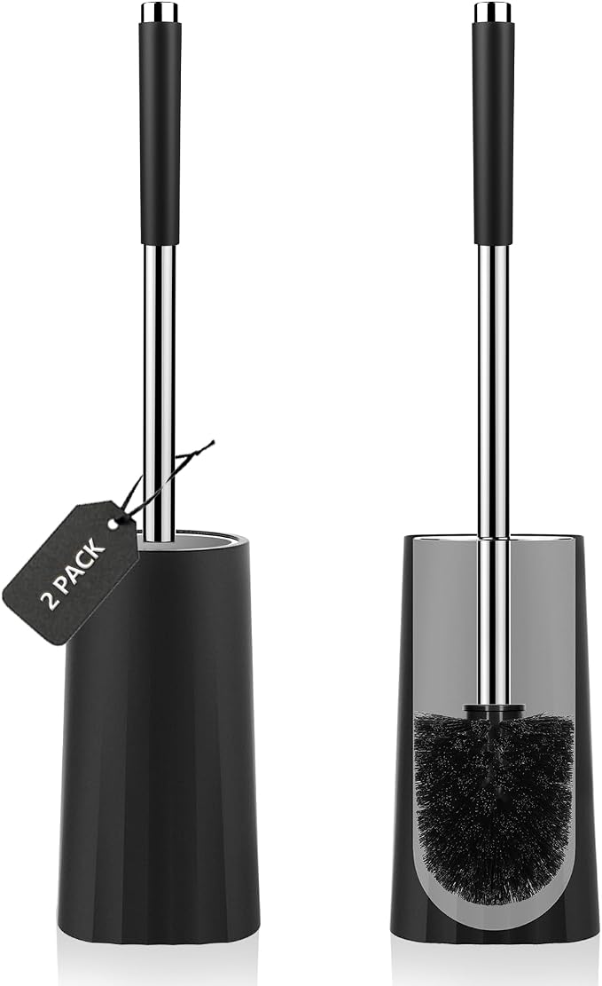 SetSail Toilet Brush, Compact Size Toilet Bowl Brush and Holder Toilet Brushes by SetSail
