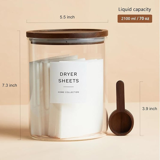 Glass Laundry Storage Containers - Image 2