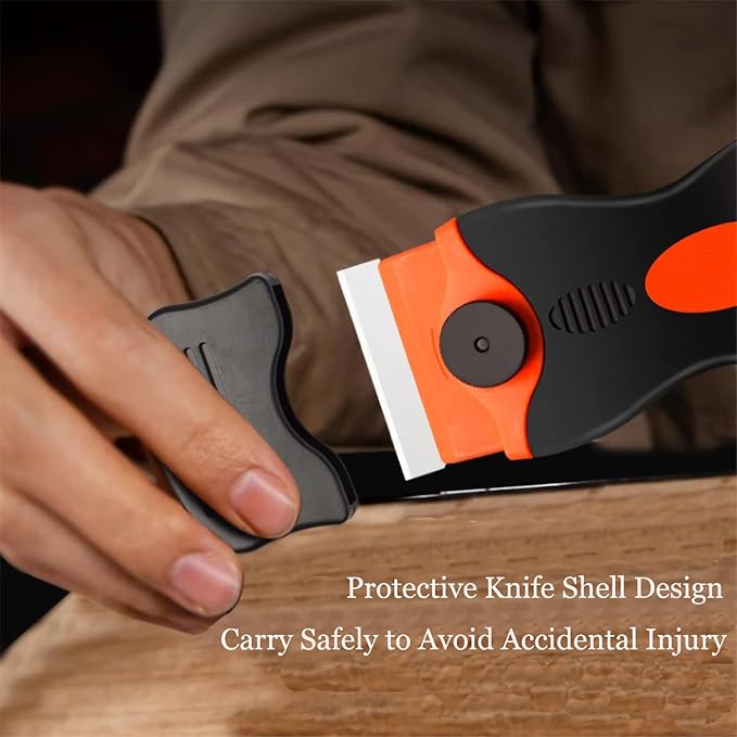 Razor Blade Scraper, 2-in-1 Double Edged Razorblade Scraper Tool - Image 6