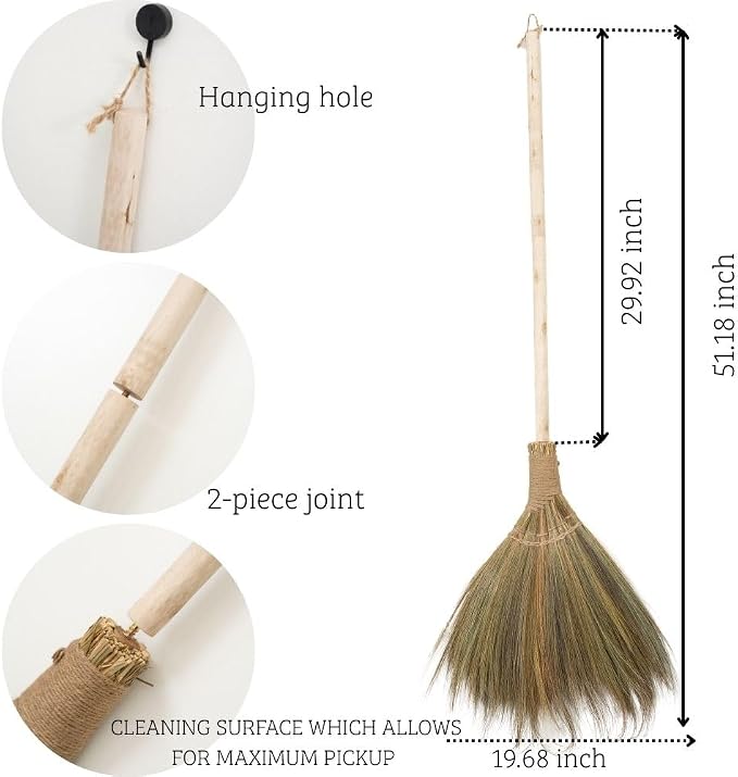 Vietnamese Straw Soft Broom - Image 2