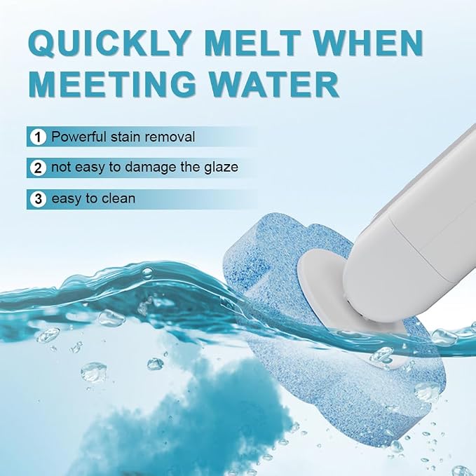 Disposable Toilet Bowl Wand Refills, Toilet Cleaning Refills, Disinfecting - Image 3