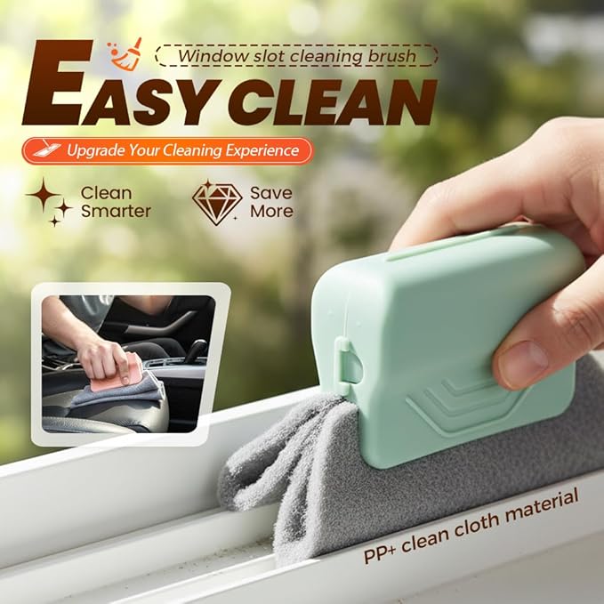 Kruggo Magic Window Track Cleaner, 2026 New Seal Cleaner Tool, Creative Cleaner - Image 2