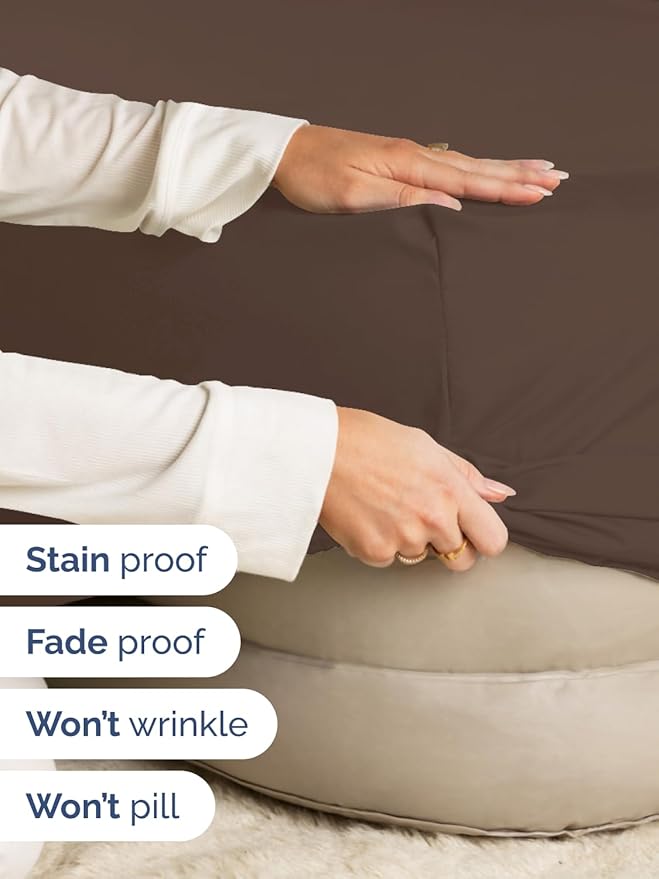 Extra Deep Queen Fitted Sheet - Hotel Luxury Single Fitted Sheet Only - Easily Fits 18 inch to 24 inch Mattress - Ultra Soft, Wrinkle Free w/Extra Deep Pockets - Easy-Care, Breathable & Comfy - Brown
