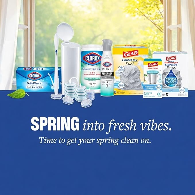 Clorox ToiletWand Disposable Toilet Cleaning System, Spring Cleaning Essential - Image 2