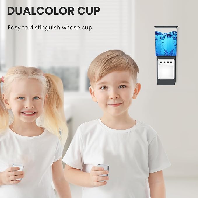 Auto-Mouthwash Dispenser for Bathroom - 700mL Rechargeable Wall-Mounted - Image 9