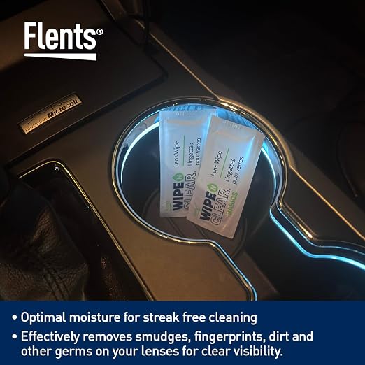 Flents Lens Wipes, Wipe 'N Clear Basic, Pre-Moistened, Streak-Free, Safe - Image 7