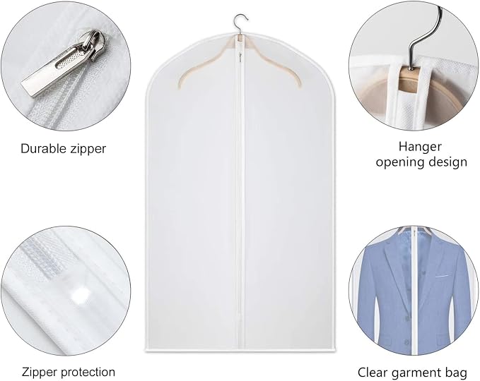 Kntiwiwo Garment Bags Clear Suit Bag - Image 5