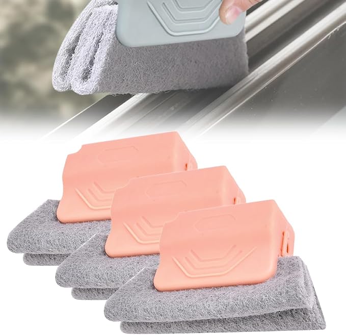 3PCS Magic Window Track Cleaner, 2026 New Window Cleaning Brush Window Groove by HAOFAN