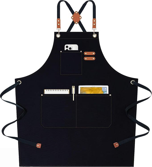 AFUN Chef Aprons for Women Men by BringYouaFun