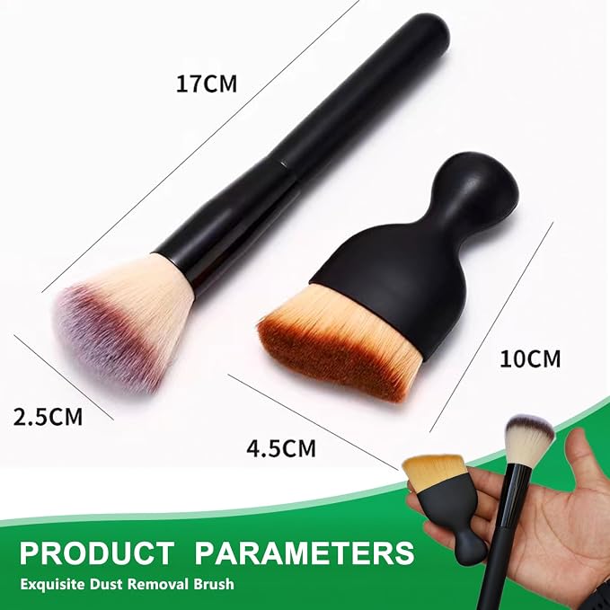 3 Pack Microfiber Duster, Small Dust Brushes, Feather Duster, Soft Fibers - Image 2