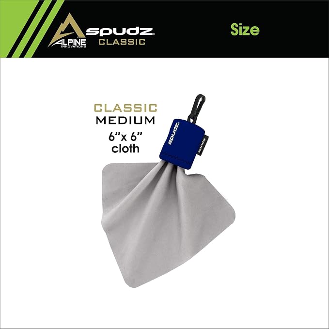 SPUDZ Classic Microfiber Lens Cleaner – Clip-On Pouch, Washable – - Image 5