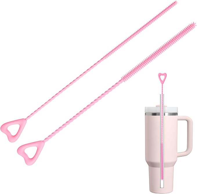 Silicone Straw Cleaner Brush by Bluwing