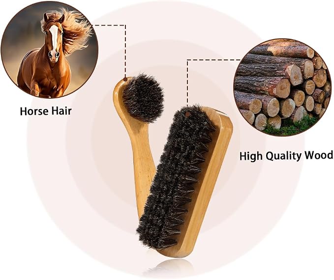 Shoe Brush, Shoe Brushes Shoe Shine Brush Brush Shoe Polish Brush - Image 4