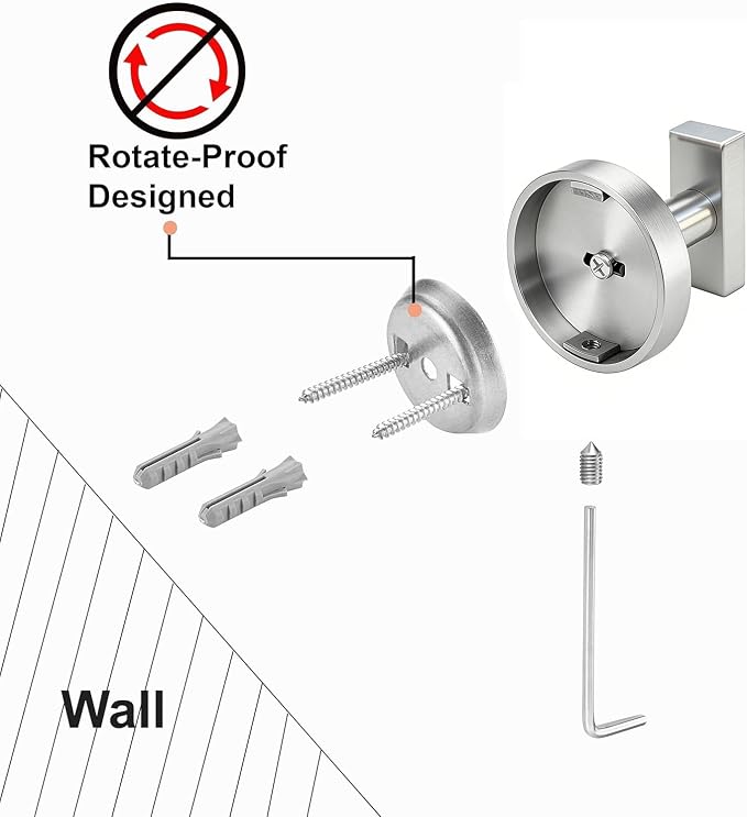 Towel Hooks for Bathrooms, Brushed Nickel Towel Hook for Kitchen Bathroom - Image 5