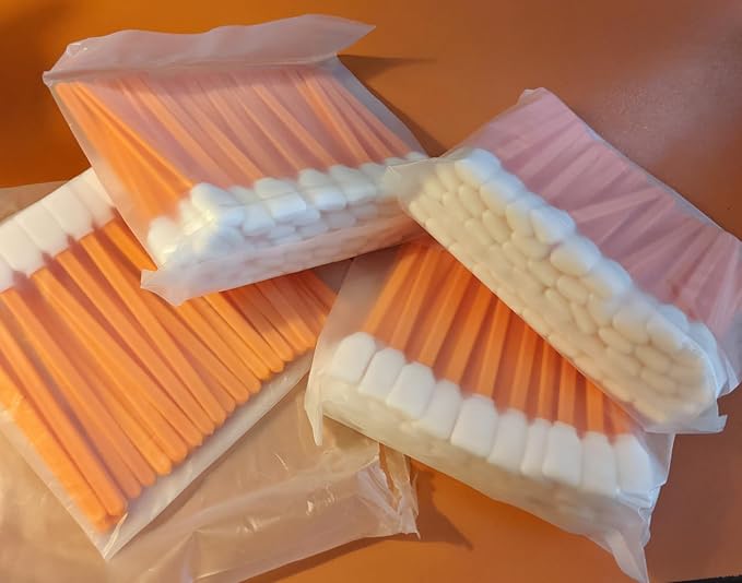 Disposable Crevice Cleaning Brushes, Window Track, Door Groove, Car AC Vent & by DisposableOralSwabs