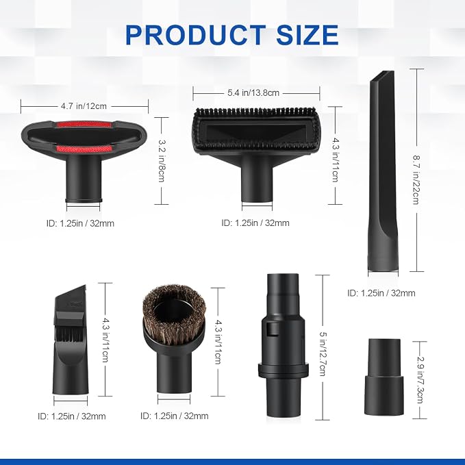 LANMU 1 1/4 Inch Vacuum Attachments Compatible - Image 5
