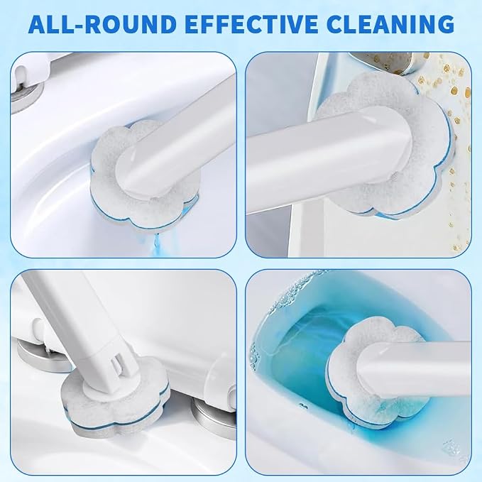 48 Count Disposable Toilet Brush Refill Pads, Disposable Toilet Bowl Wand - Image 8