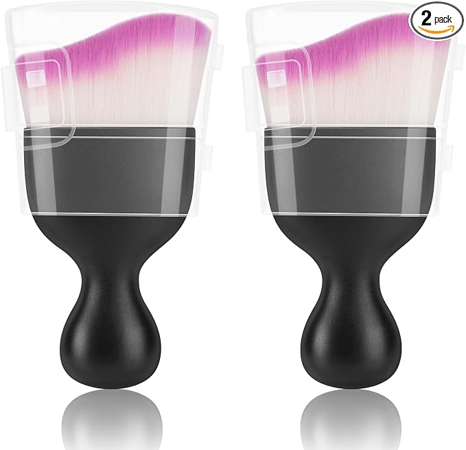 2 PCS Car Interior Detailing Brush, Auto Car Dusting Brushes, Soft Bristles by Amrules