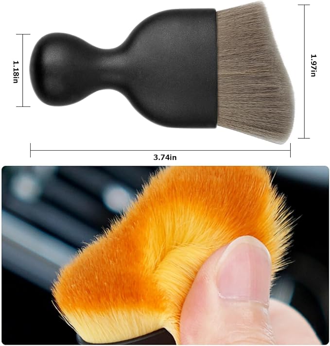 Blilo 2PCS Car Interior Detailing Brush - Image 2