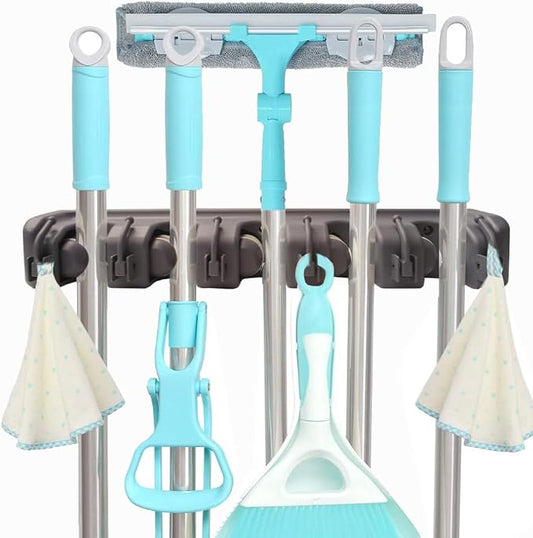 C-CHAIN Mop and Broom Holder, 5 Position by C-CHAIN