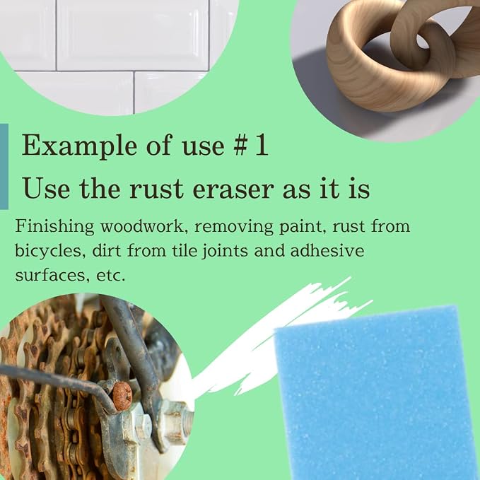 Rust Eraser for Knives Kitchen Stoves Wood Finish and Bicycles Multi Purpouse - Image 7