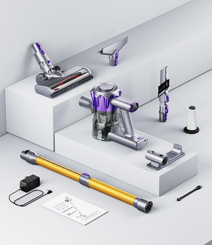 Cordless Vacuum Cleaner, 450W 50Kpa Powerful Stick Vacuum, Vacuum Cleaners - Image 8