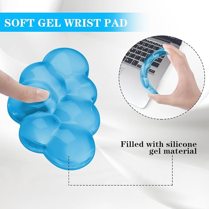 Gel Cloud Mouse Wrist Rest, Cute Wrist Support and Arm Support - Image 3