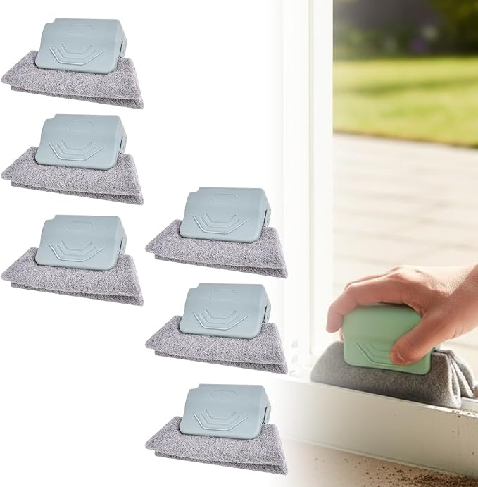 Magic Window Track Cleaner, 2026 New Window Groove Cleaning Brush Tools Set by FANSUIT