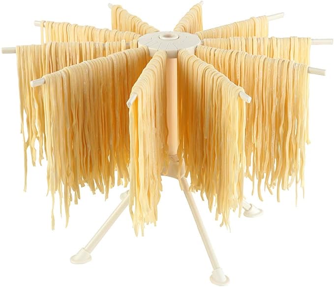 Ourokhome Collapsible Pasta Drying Rack, Plastic Foldable Homemade Fresh by Ourokhome