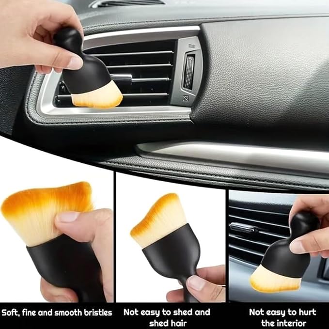 8PCS Car Detailing Brush Set，Soft Car Cleaning Brush，for Cleaning interiors Car - Image 3