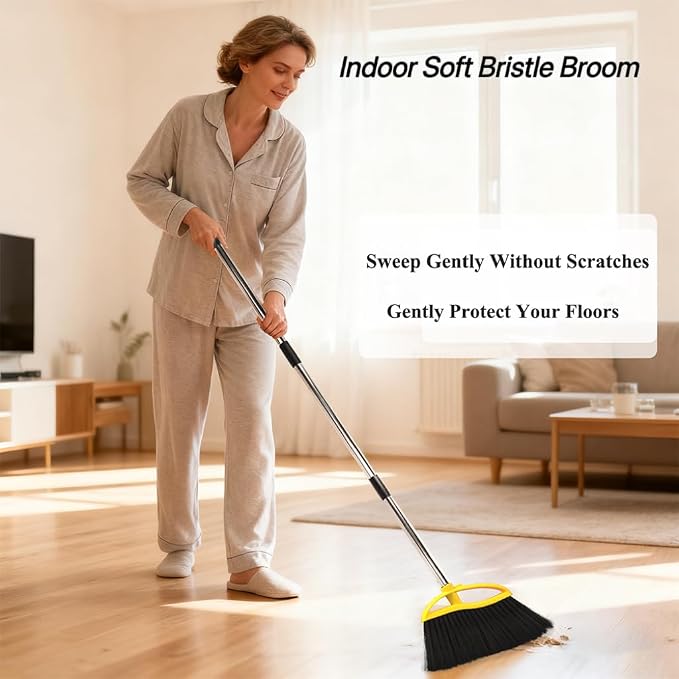 3 Pack Soft Bristle Angle Broom - Image 5