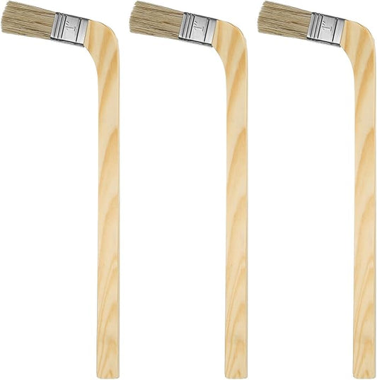 HARFINGTON Paint Brush 3Pcs 1" Brush Width Reusable Variety Angled Bend Brushes by HARFINGTON
