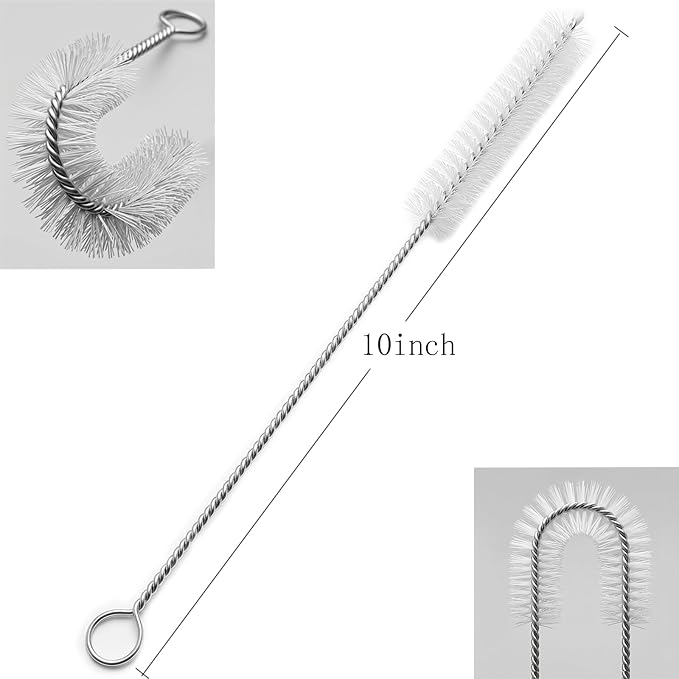 Long Straw Brush Cleaner, Flexible Nylon Tube Cleaning Brushes - Image 2