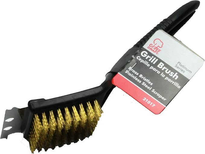 Chef Craft Select Plastic Handle Short Grill Brush, 9 Inches In Length - Image 2