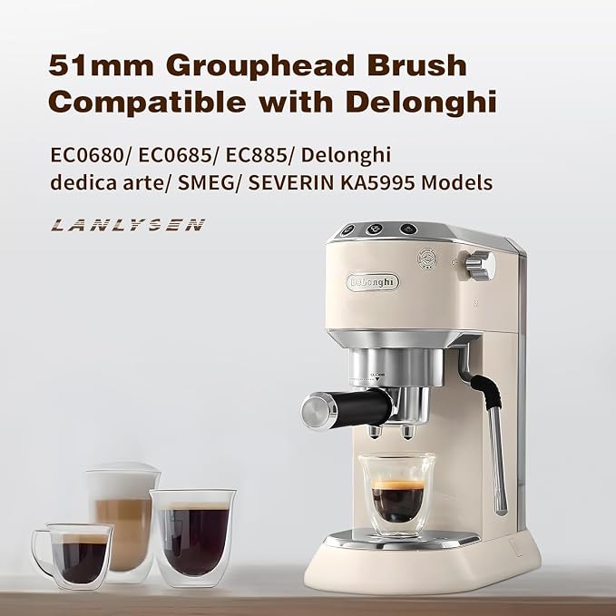 Espresso Coffee Machine Cleaning Brush, 360° Cleaning Push-Up Coffee Maker Brush - Image 6